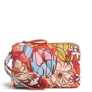 Vera Bradley Midday Garden Floral Patterned Wristlet
